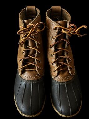 L.L. Bean Tan Duck Boots